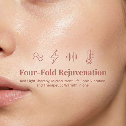 2026 New EMS Microcurrent Face Lifting Device Red Light Facial Wand Eye Neck Massager Skin Tightening anti Wrinkle Beauty Tool