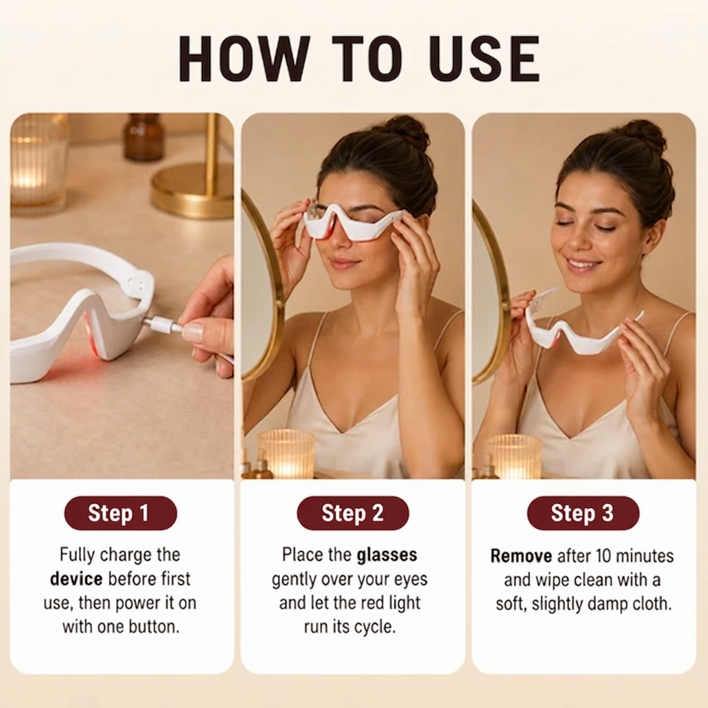 Red Light Eye Mask