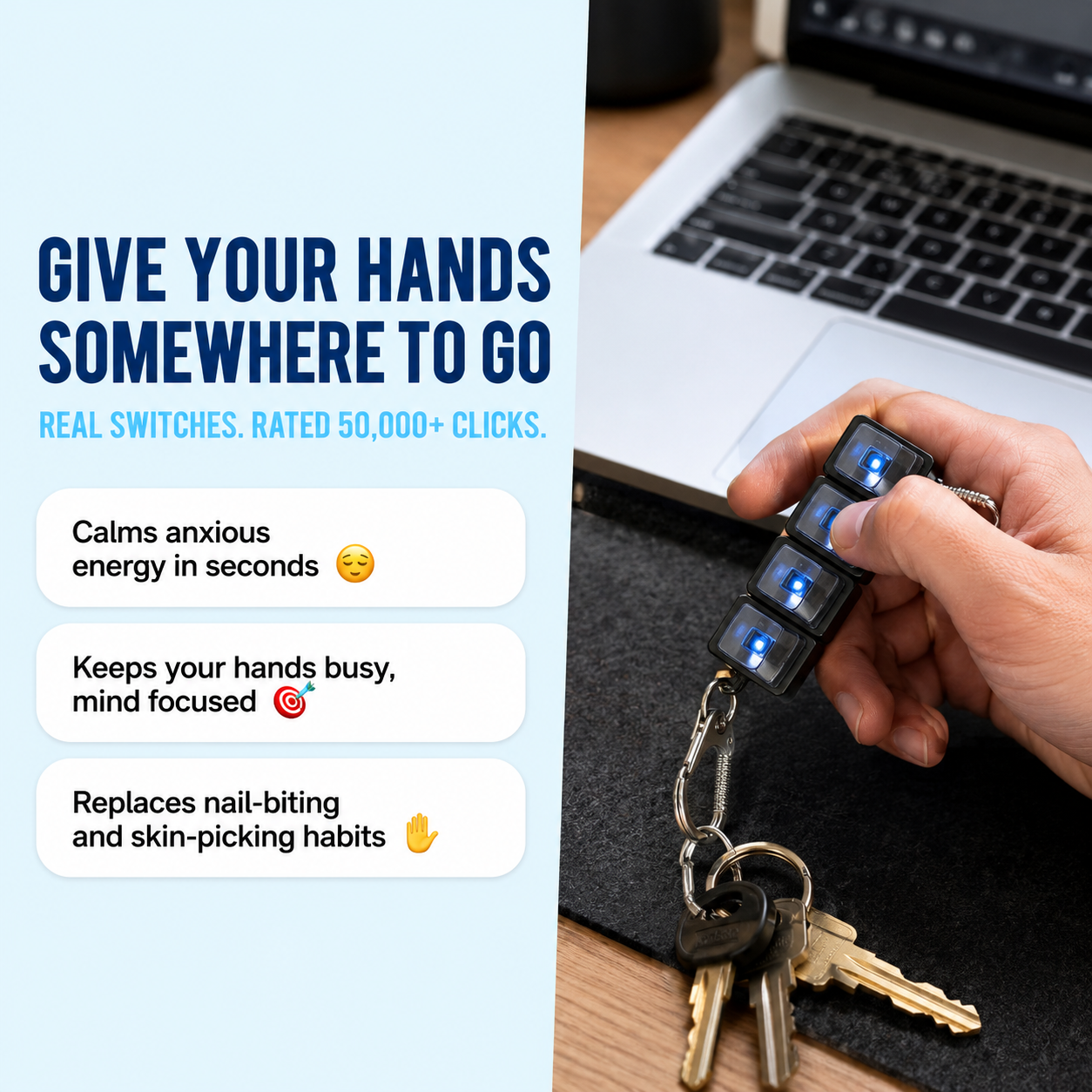 Clickify™ Click Keychain
