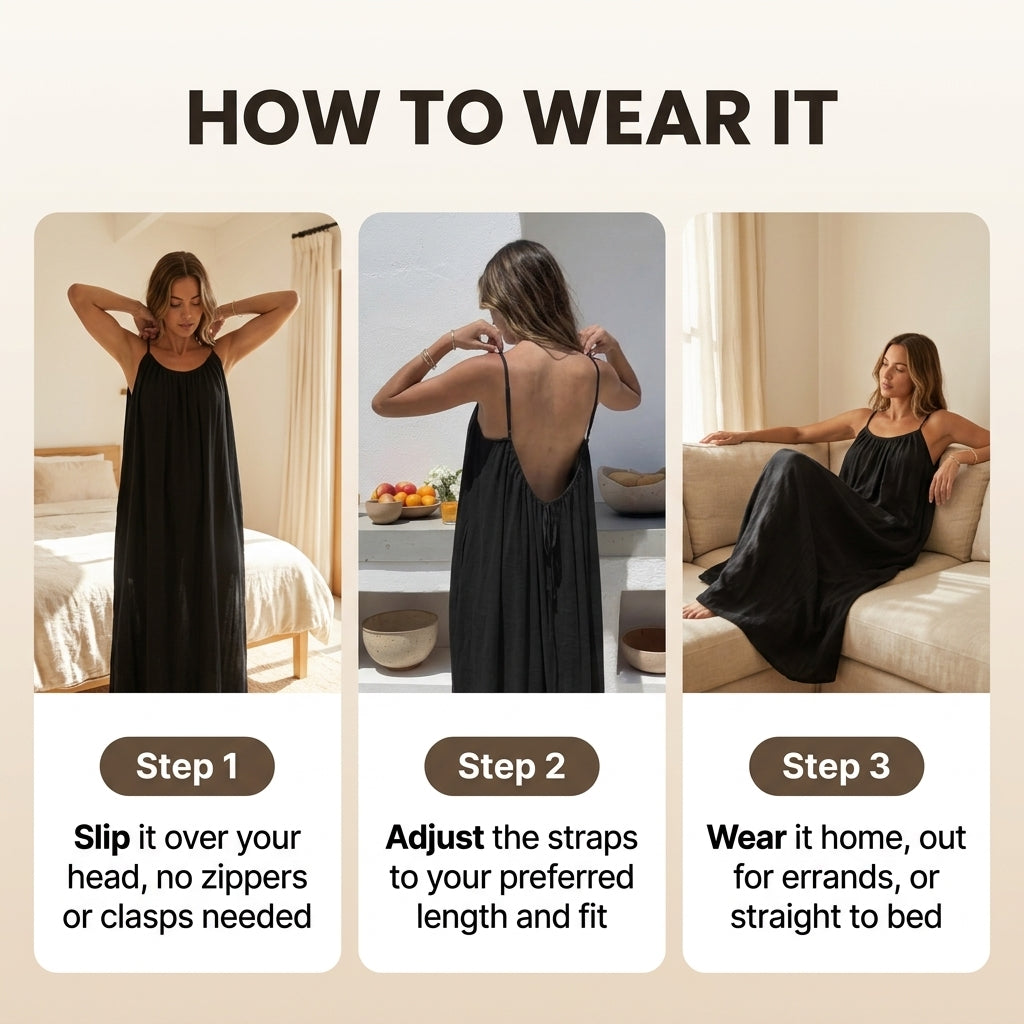 Backless Lounge Dress